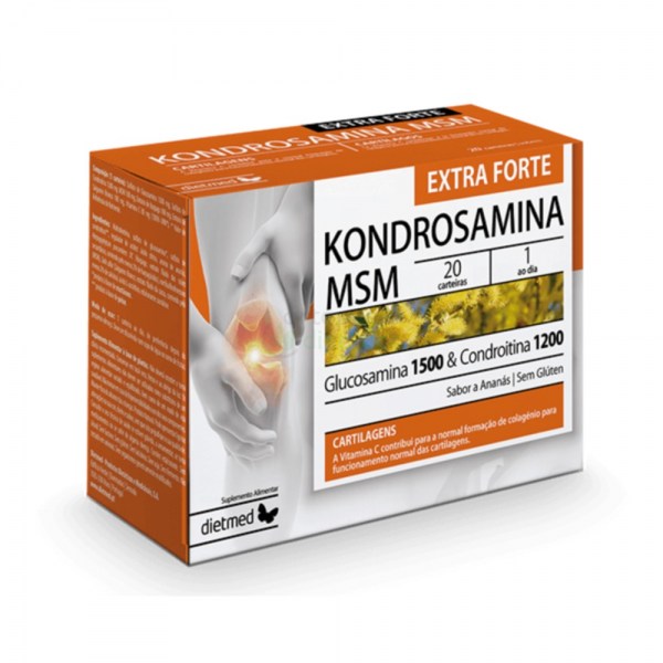 Kondrosamina MSM Extra Forte | Embalagem 20 carteiras.