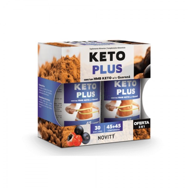 Keto Plus | Embalagem 45 + 45 comprimidos