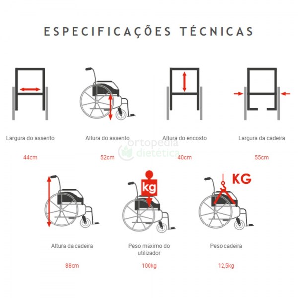 Cadeira de Interior Sanitária Commode | Orthos XXI