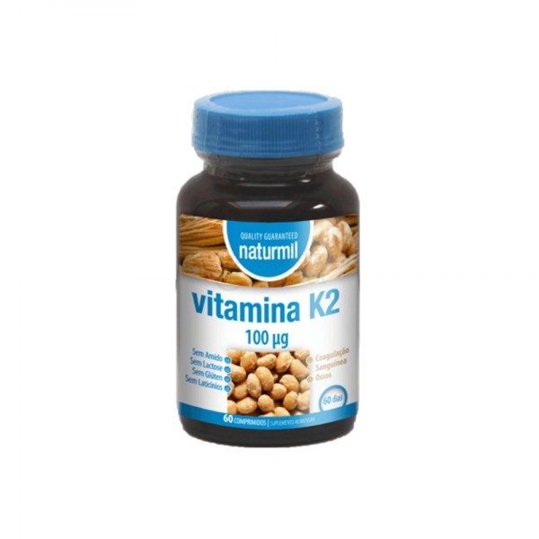 Vitamina K2 | Embalagem 60 comprimidos.