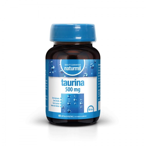 TAURINA 500MG 60 cap vegetais
