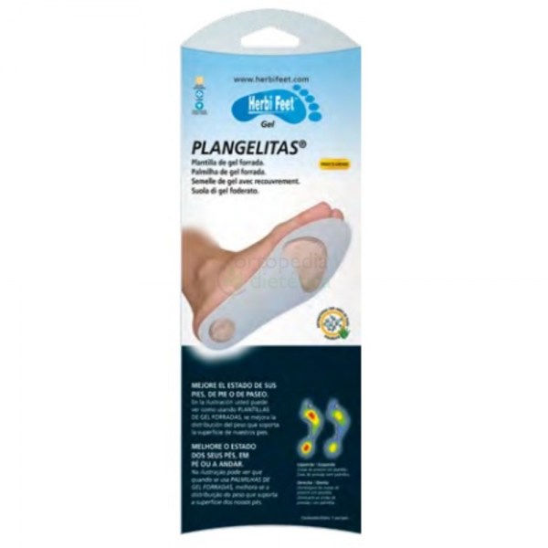 Palmilha Plangelitas Gel Forrada | Herbi Feet