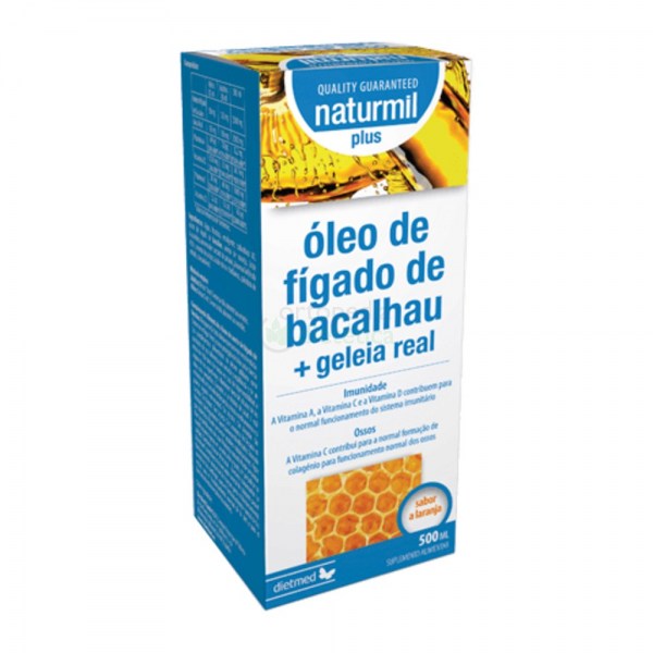 Óleo Fígado Bacalhau Plus 500ml | Embalagem 500ml